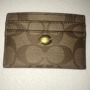 Coach card holder